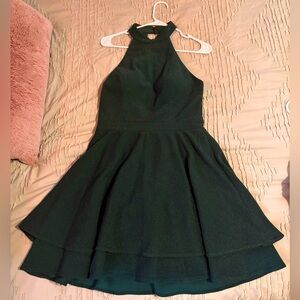 Emerald Green Homecoming/ Wedding Guest/ Prom Dressss
